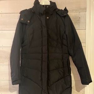Lands End Black Coat Size 2-4